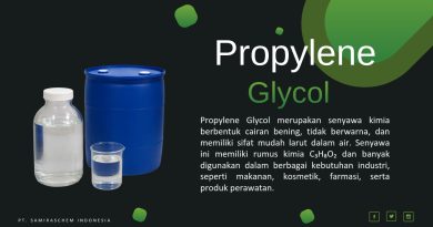 Kesetimbangan Kimia Propylene Glycol