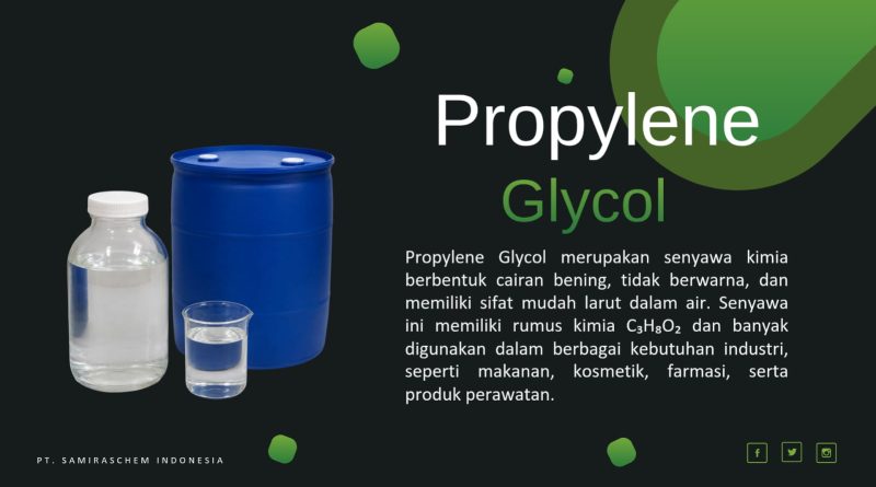 Kinetika Kimia Propylene Glycol